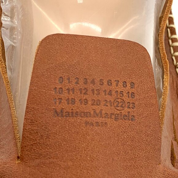 J19786 Maison Margiela 40 size dark brown hollow bag head casual semi-torch main image 5